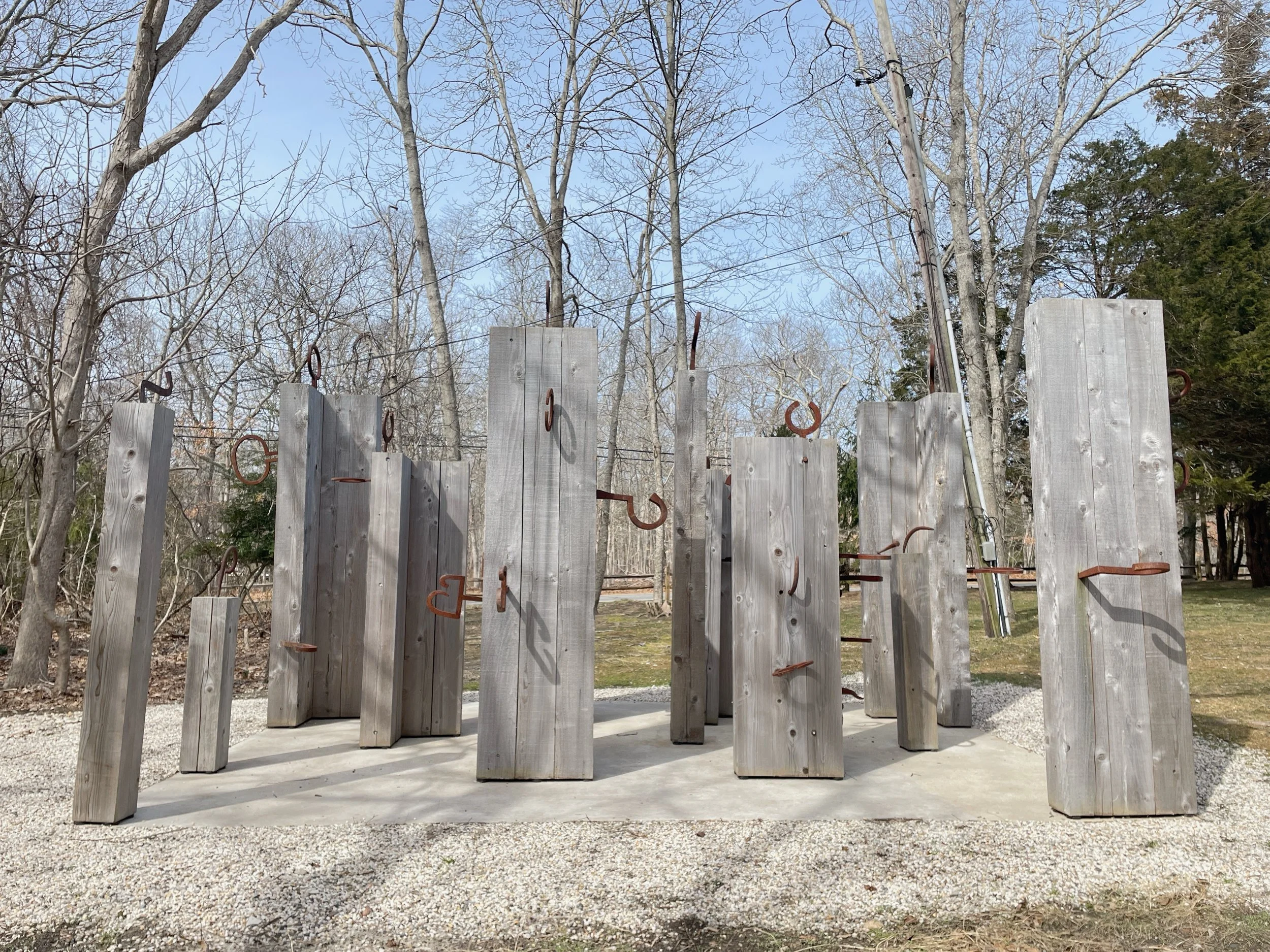 red cedar & steel, 8x12x18 feet 2023 photo: Altea Peyser