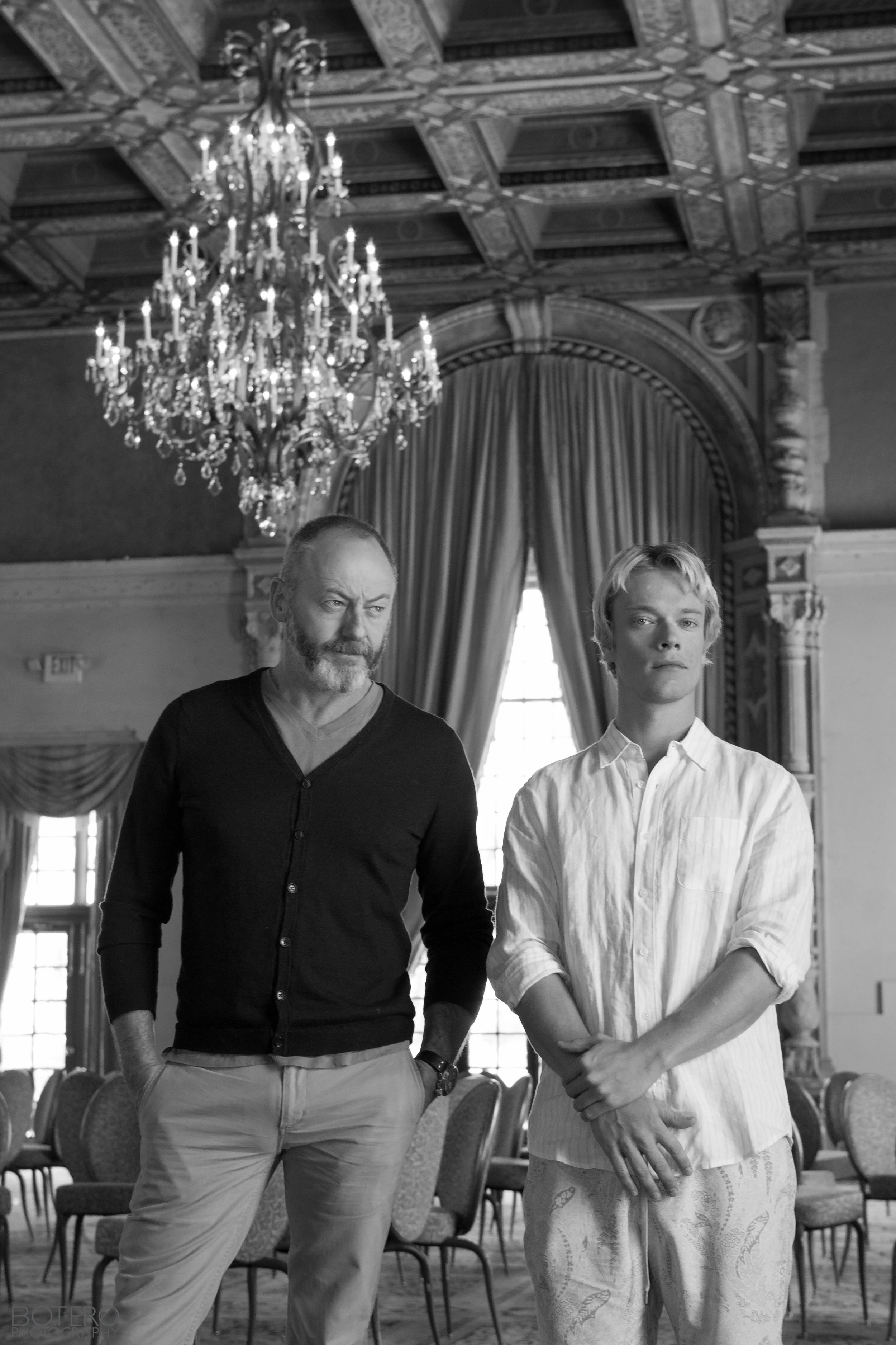 Liam Cunningham and Alfie Allen "Game of Thrones"