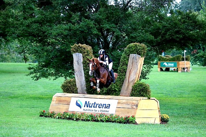  Sarah Bowman and Altus Louvo at the American Eventing Championships (photo by Rebecca Bowman) 