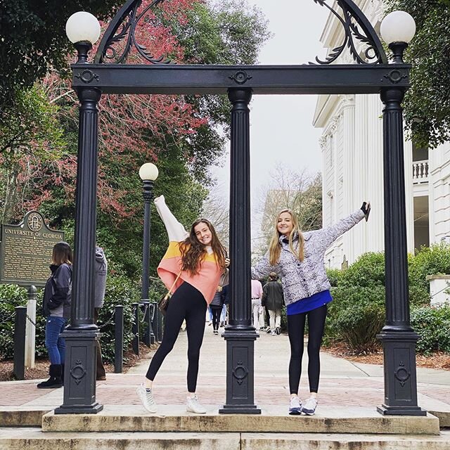 A lot is represented by The Arch at UGA. It is the symbolic gateway between UGA and the city of Athens. The 3 pillars of The Arch stand for Wisdom, Justice  and Moderation which is the state motto of Georgia.  AND, there is a tradition that students 