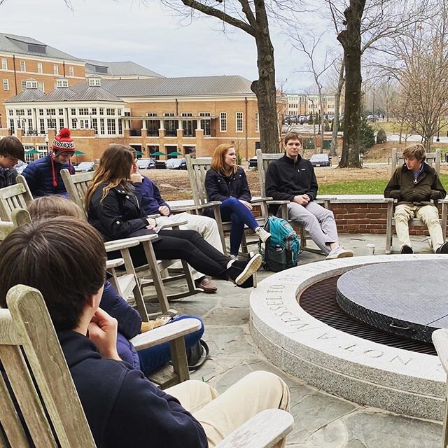 At the end of a trip (7 colleges in 5 days), I ask the students to complete a survey and give feedback on what was most helpful and most enjoyable. This moment was mentioned many times as a &ldquo;highlight&rdquo; of the trip. We sat around a fire 🔥
