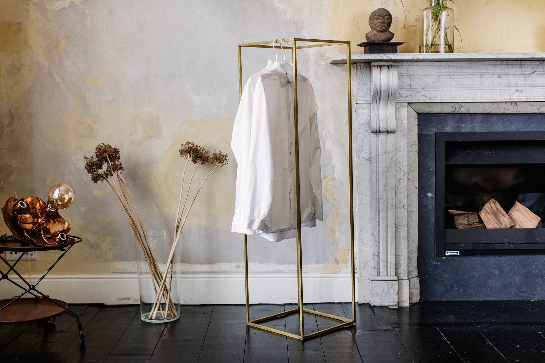Brass Clothes Rail — Elements of Action