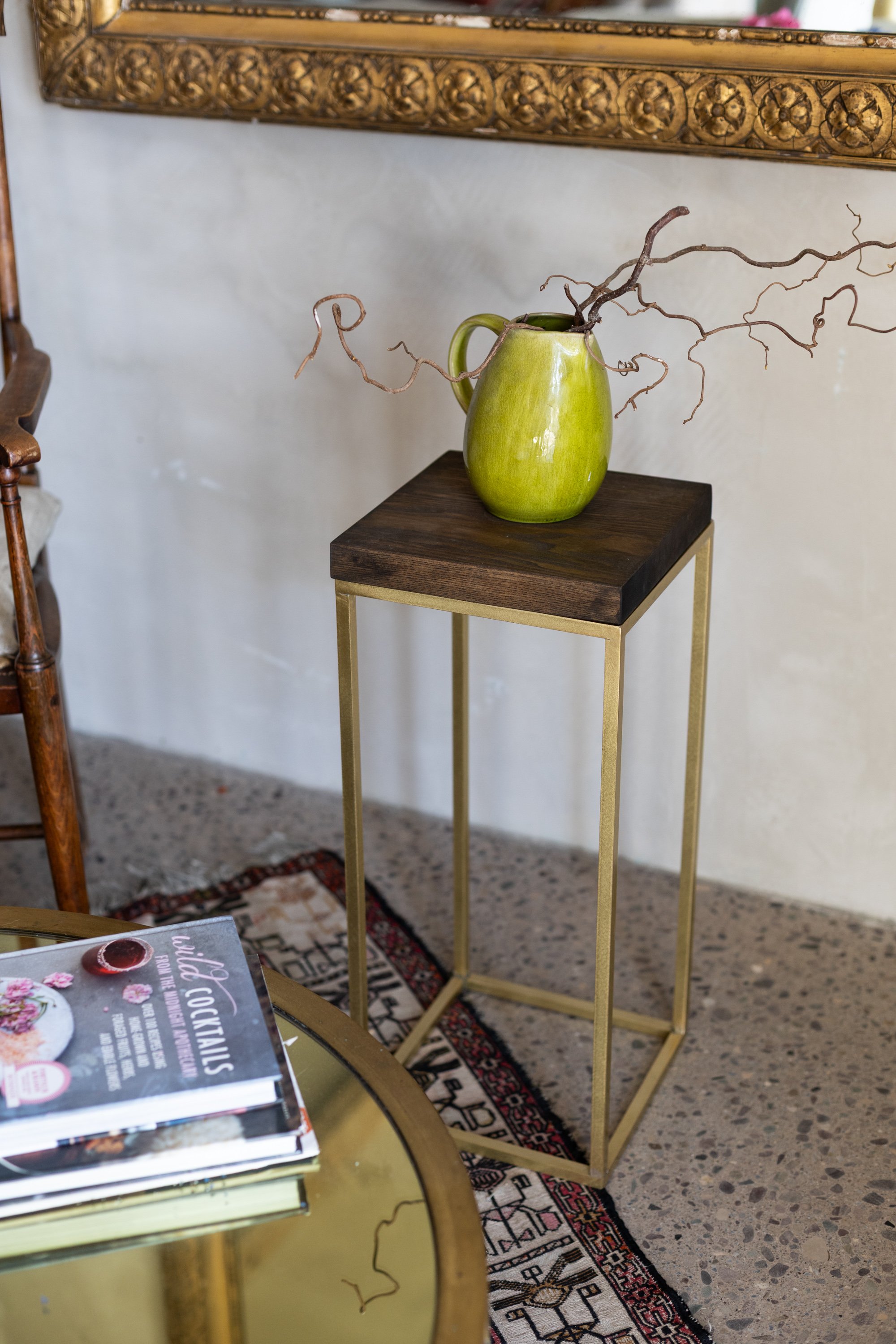 Wooden plant stand