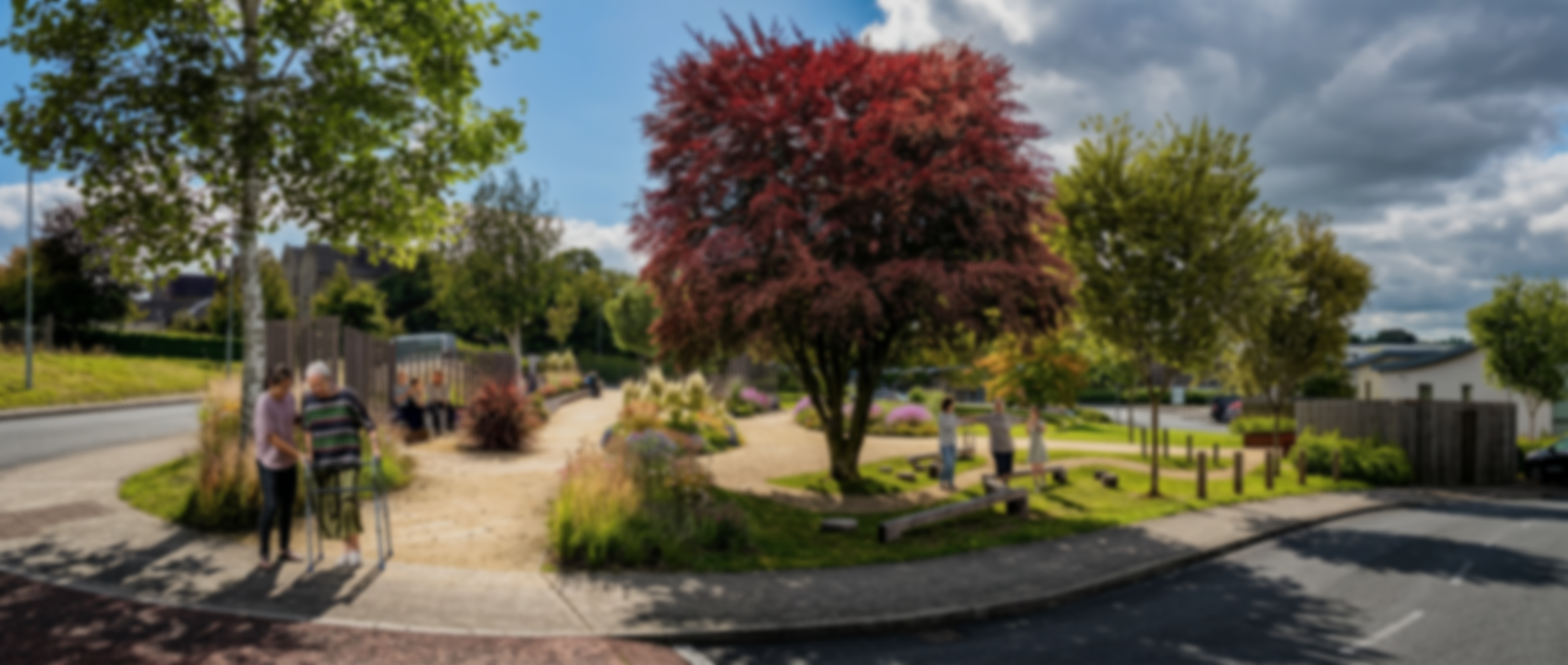 Activity garden design sketch from Ireland