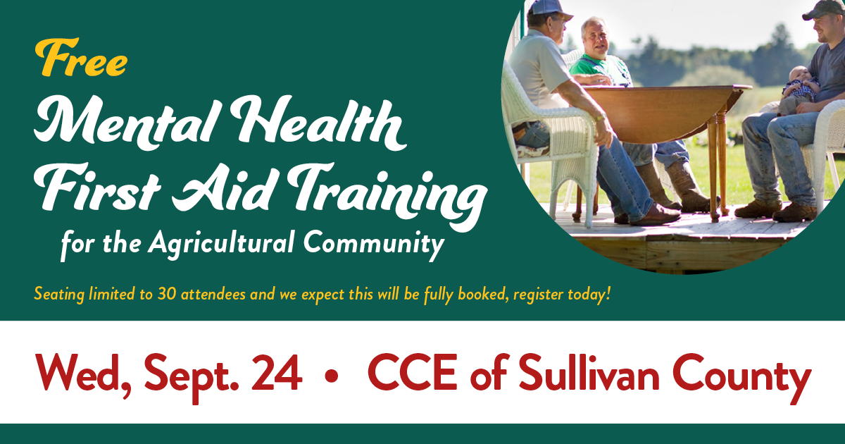 Free Mental Health First Aid Training