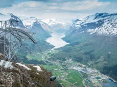 Loen Skylift, Sogn og Fjordane. Foto:Bård Basberg/Loen Skylift