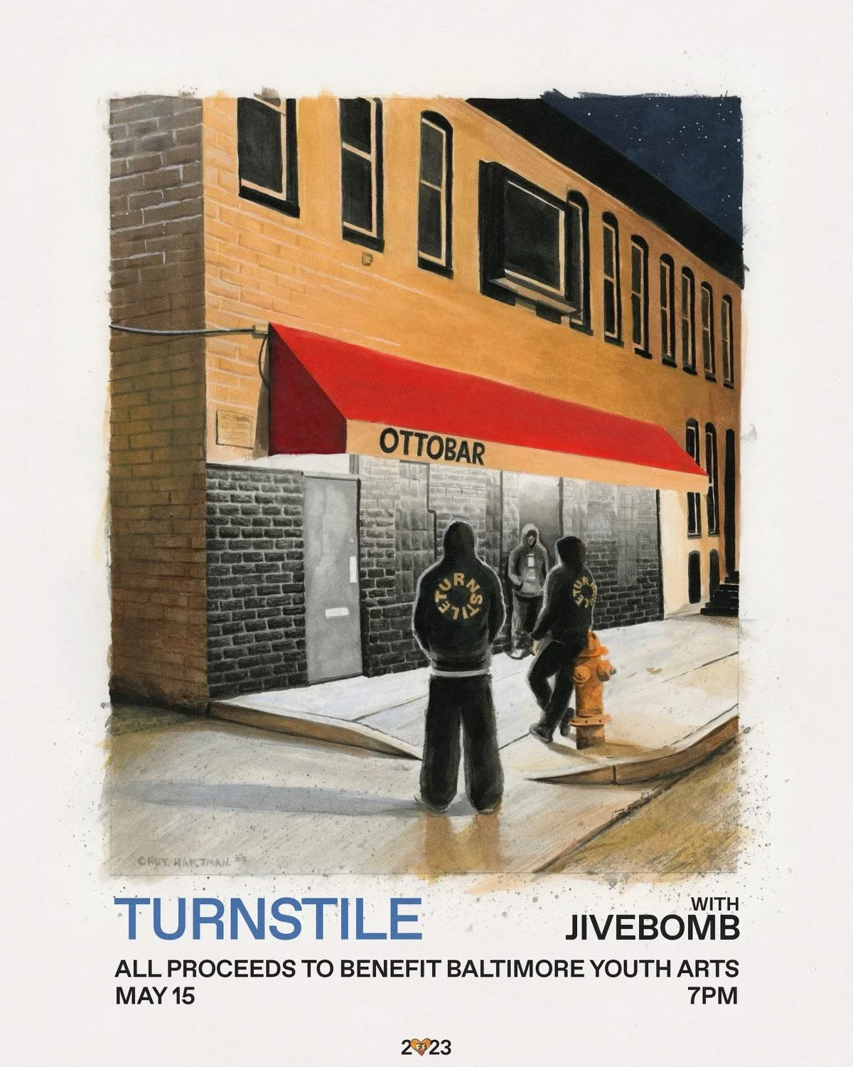 Turnstile w Jivebomb to benefit Baltimore Youth Arts
