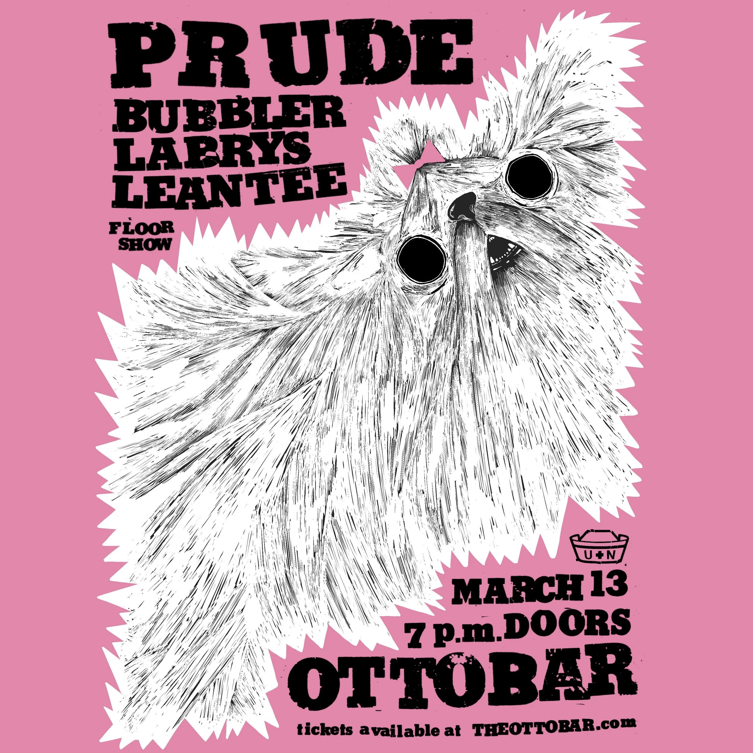 Prude, Bubbler, Labrys &amp; Lean Tee