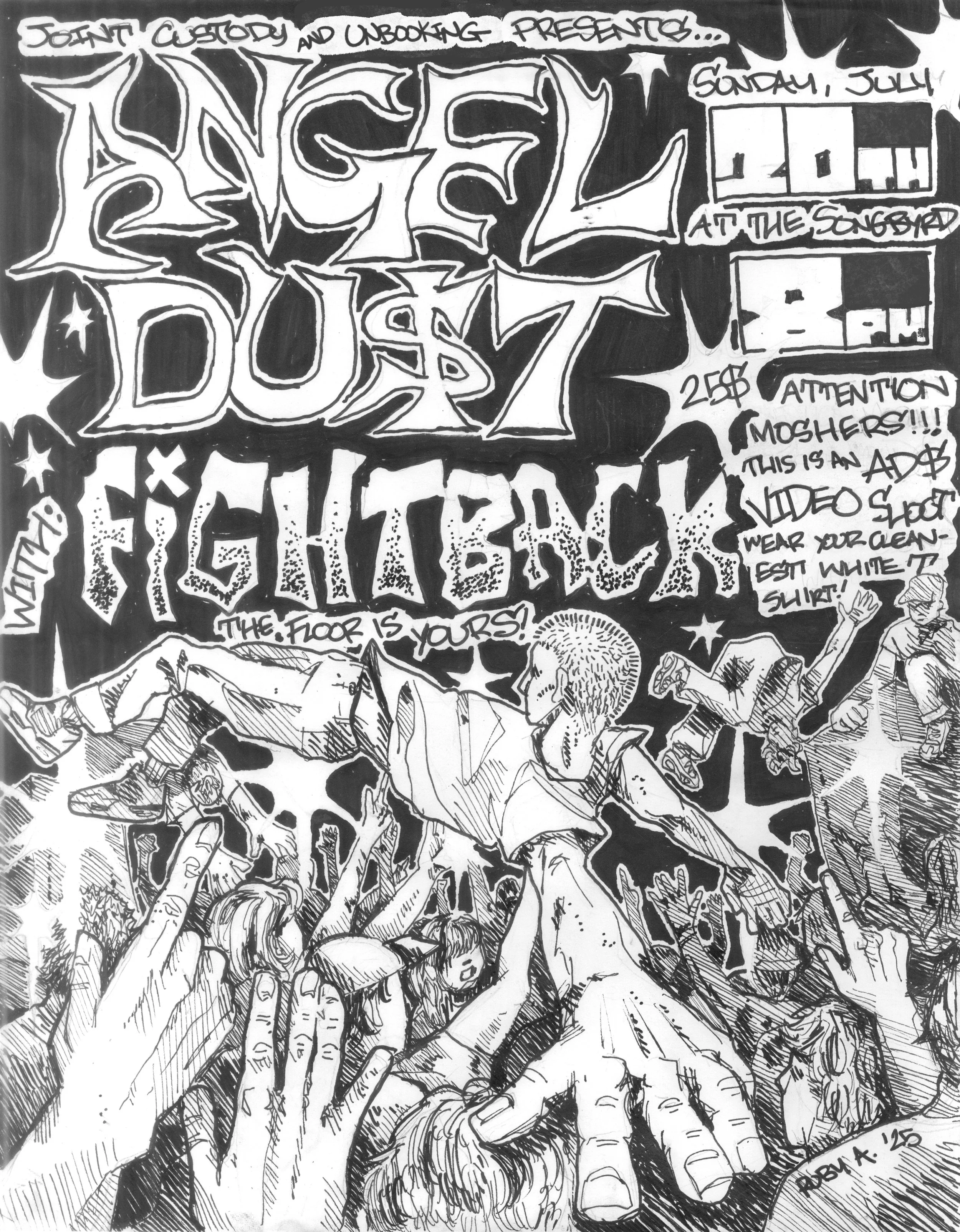 Angel Du$t video shoot