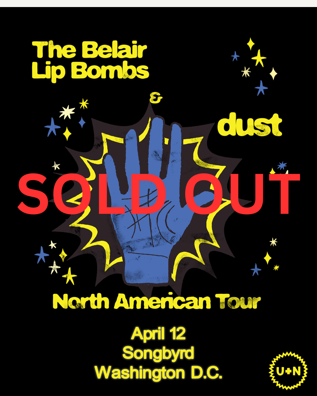 SOLD OUT-- The Belair Lip Bombs &amp; dust