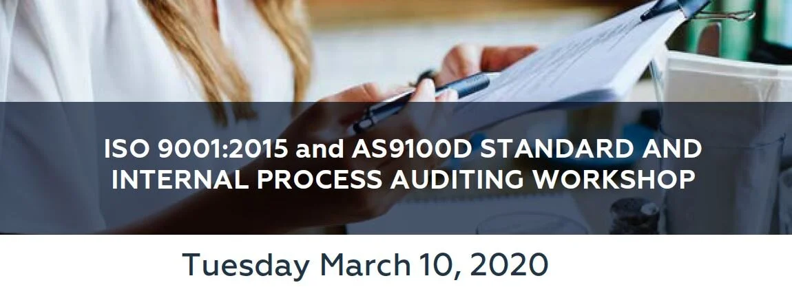 AS9100D / ISO 9001:2015 Overview and Internal Audit Seminar
