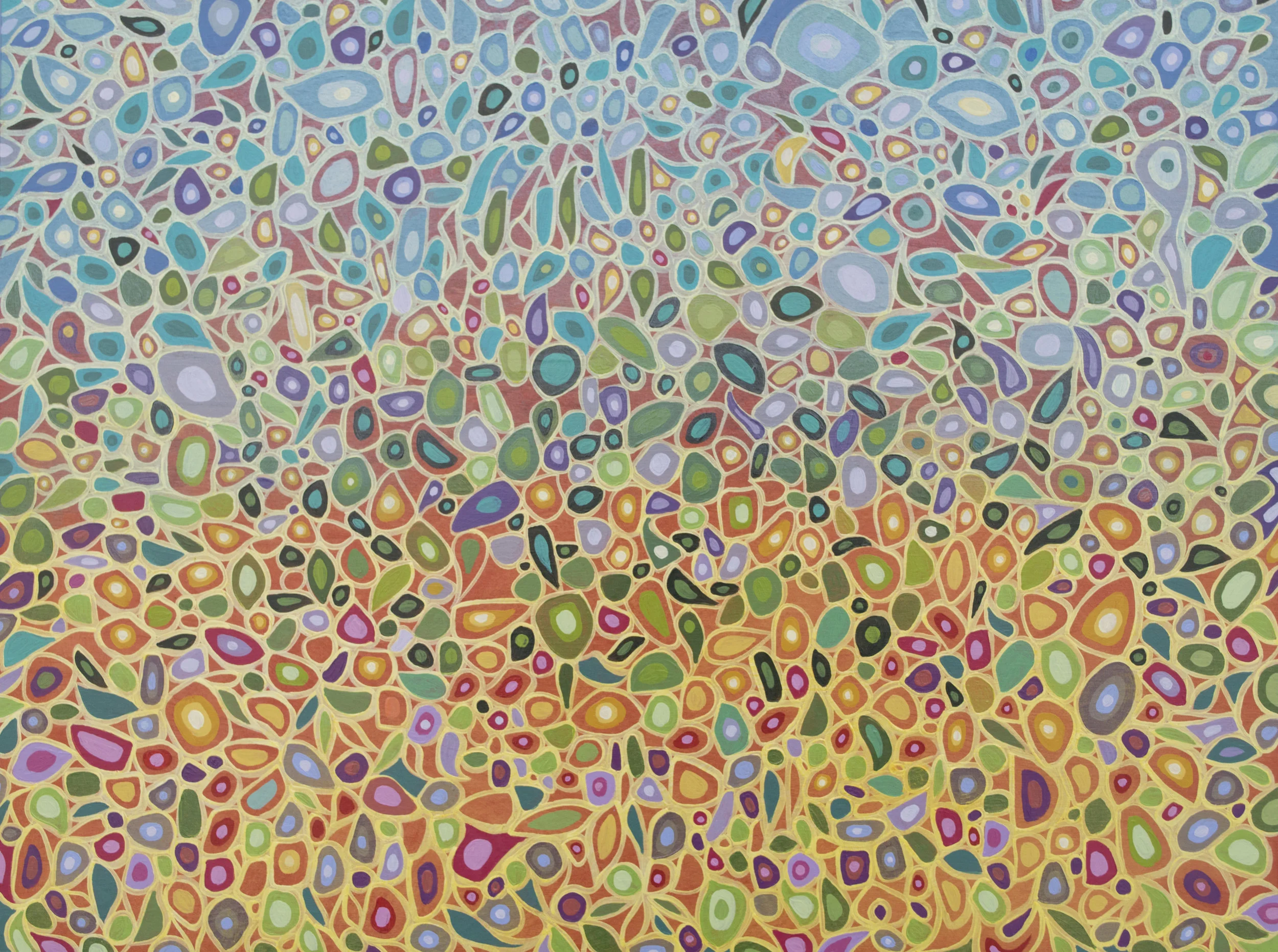 Particle Adjective through a Floral Space