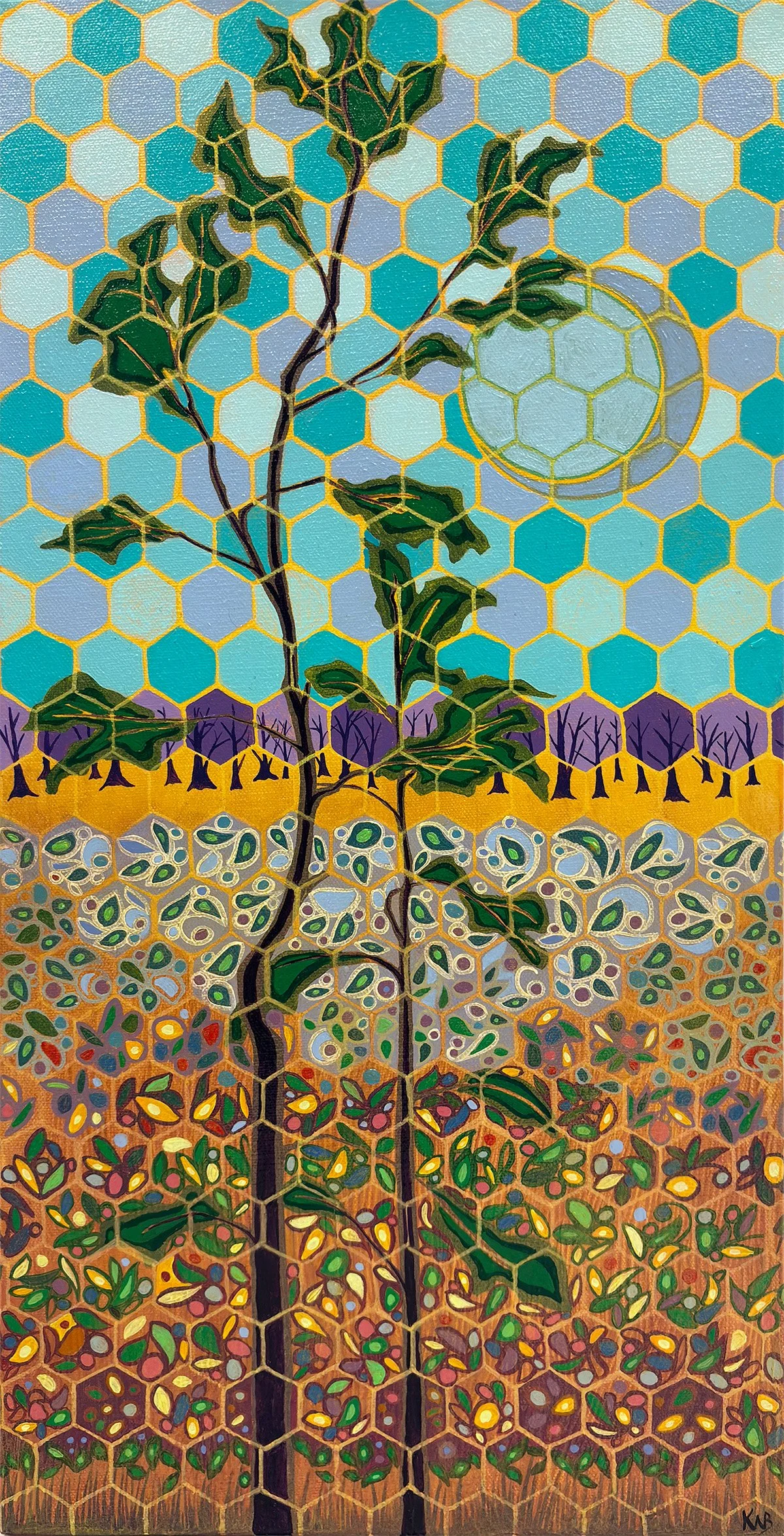 Two Trees in Moonhive