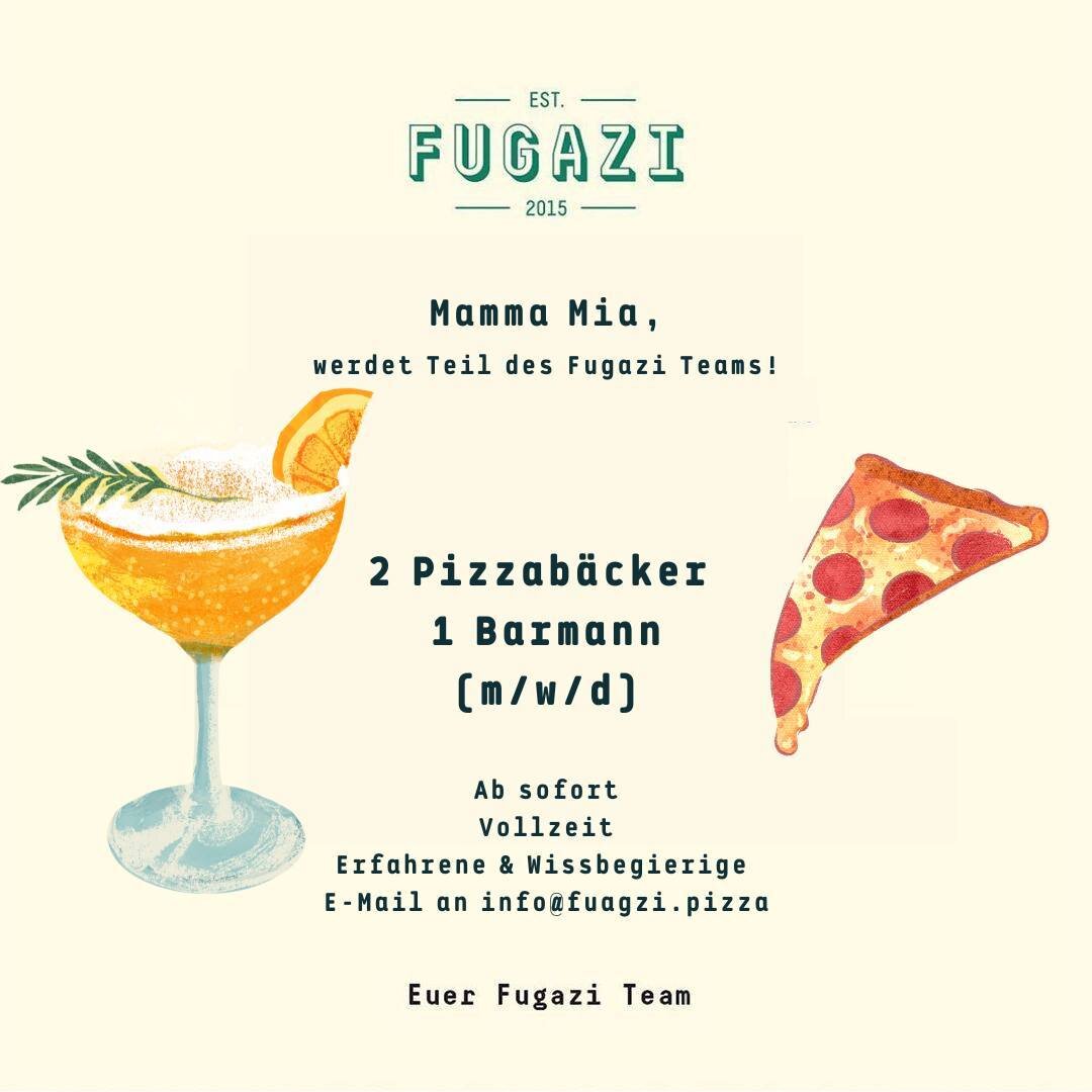 Ihr wollt auch auf der Arbeit den Pizzaduft in der Nase haben und lecker Cocktails zubereiten? 🍕

Dann bewerbt euch jetzt auf den leckersten Arbeitsplatz der Welt. 🤗

Wir suchen ab sofort in Vollzeit: 
1 Barmann 
2 Pizzab&auml;cker (m/w/d) 

Ob erf