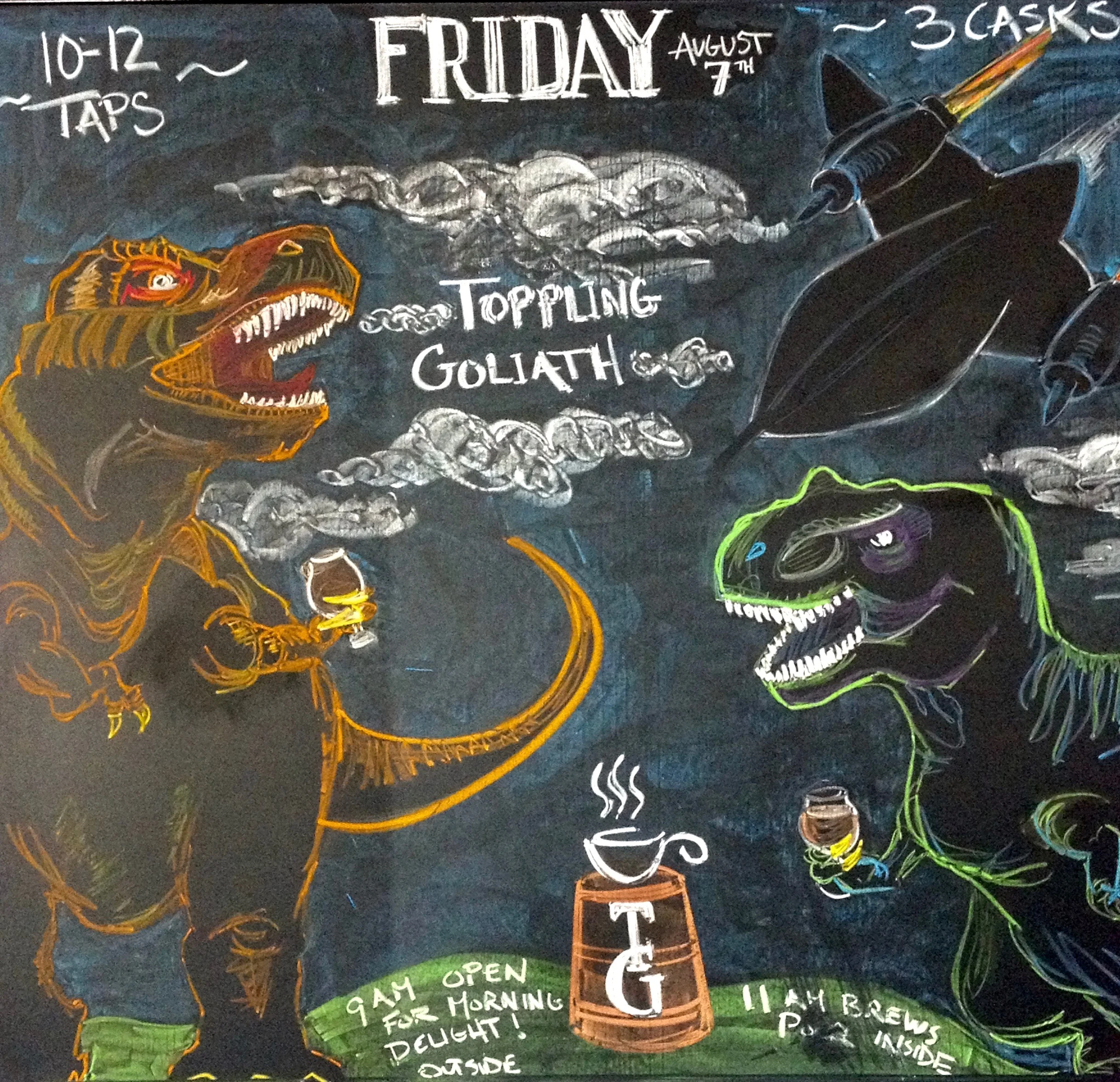Toppling Goliath Event Advertisement