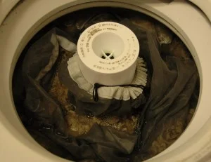 Fleece in the washing machine