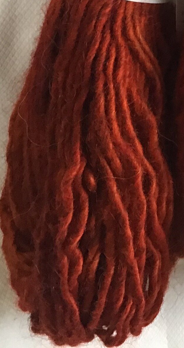 2020 - Yarn - Lopi - Chinese Red over grey.JPG