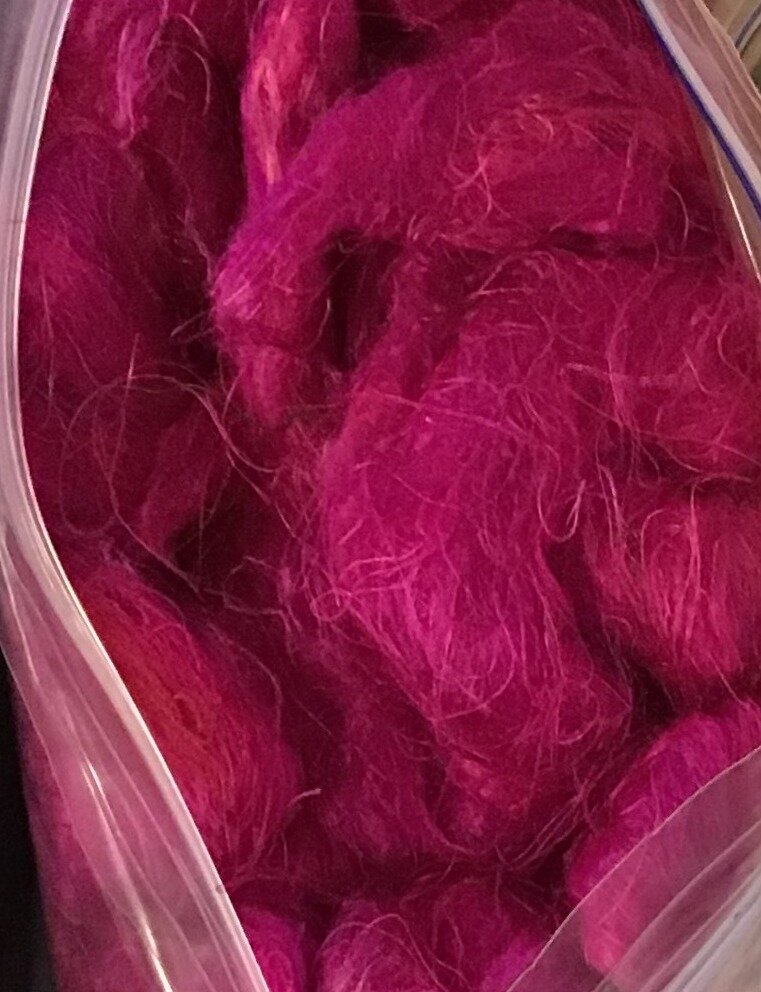 2020 - Silk Pulled Sari 2 Pink.JPG
