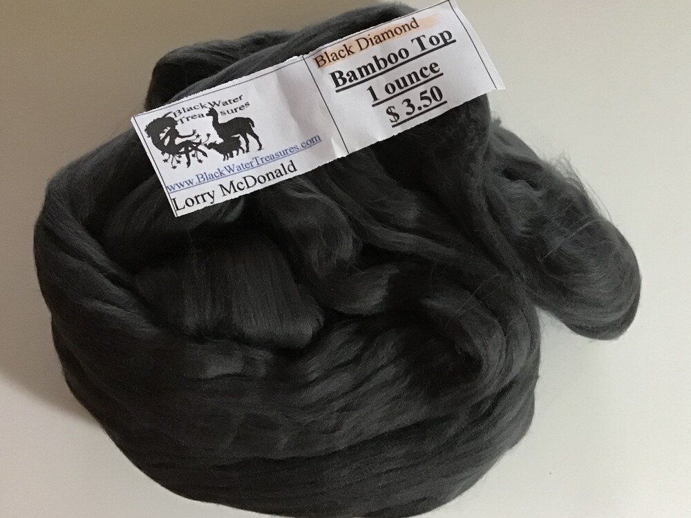 Carbonized Bamboo Roving – Black Diamond or Black Gold