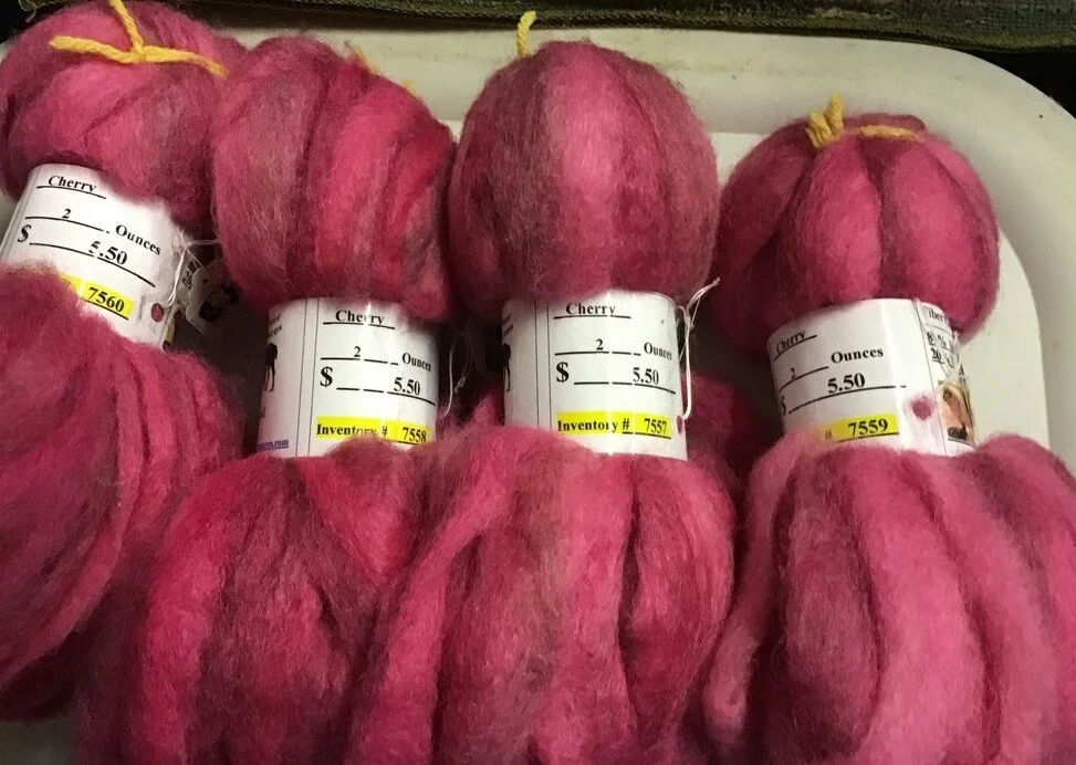 2020 - Roving BFL-Silk - Cherry  2.JPG