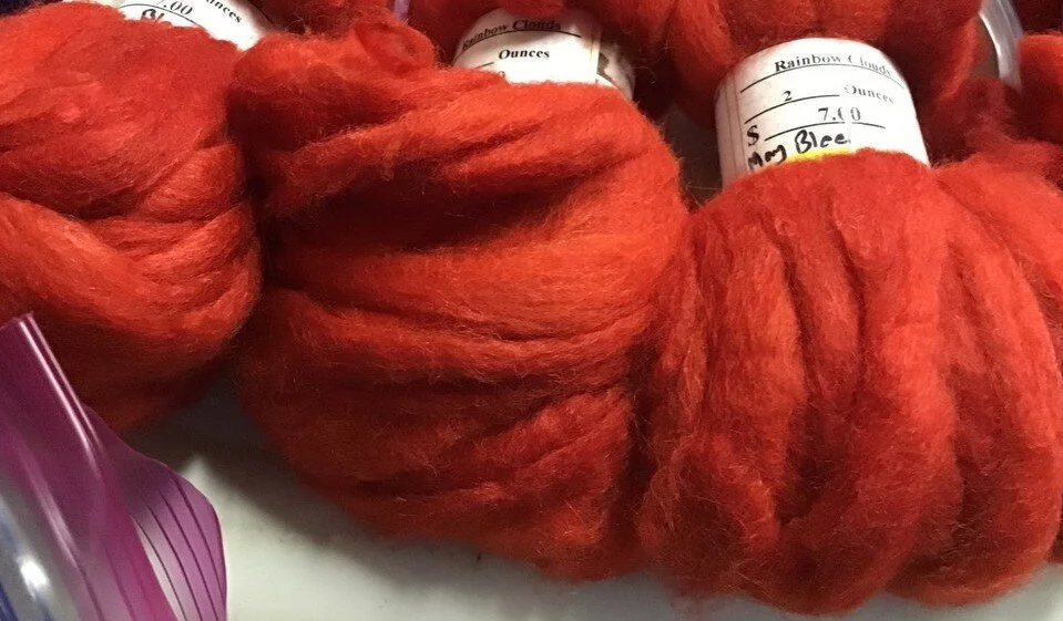2020 - Roving BFL-Silk - Red 1.JPG