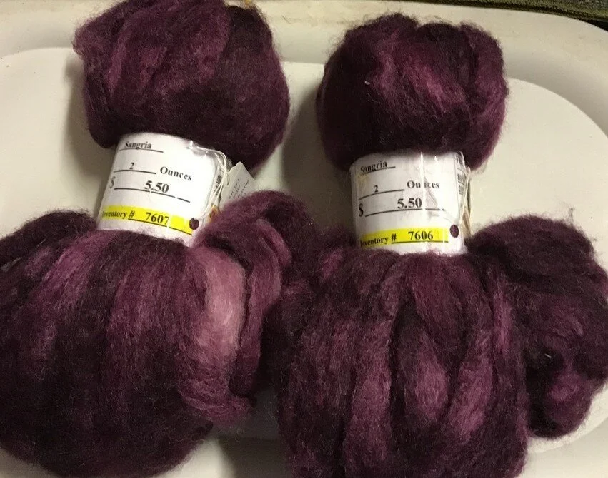 2020 - Roving BFL-Silk - Sangria  2.JPG