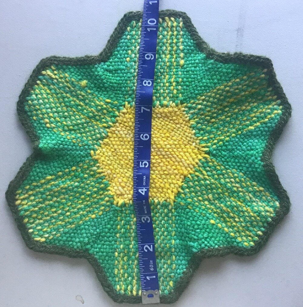 2020 - Finished - Table Topper - Dandy Lion 03.JPG