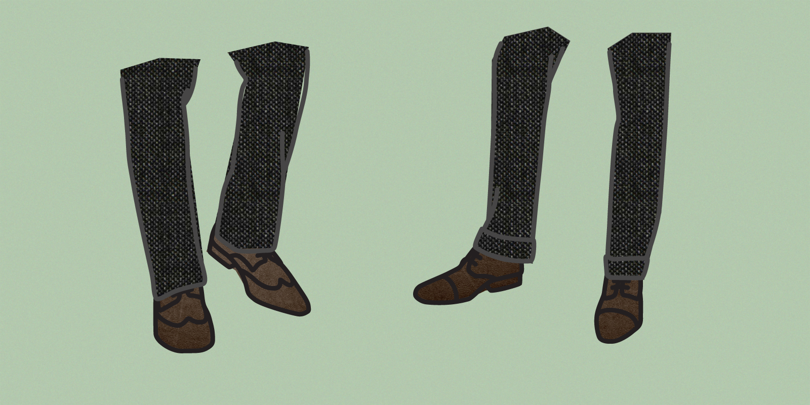 Top more than 77 cuffed vs uncuffed pants latest in.eteachers