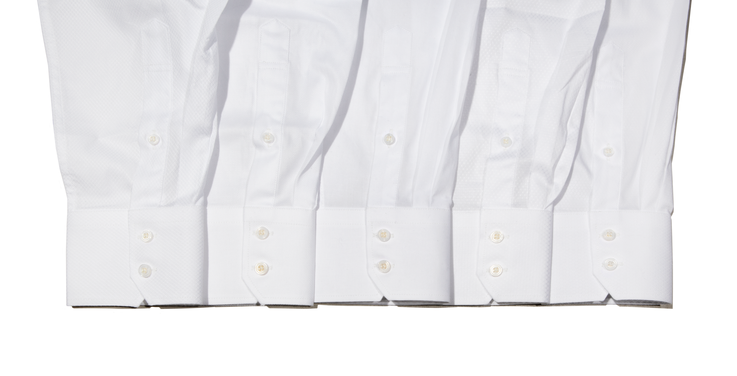 Textured White Shirts