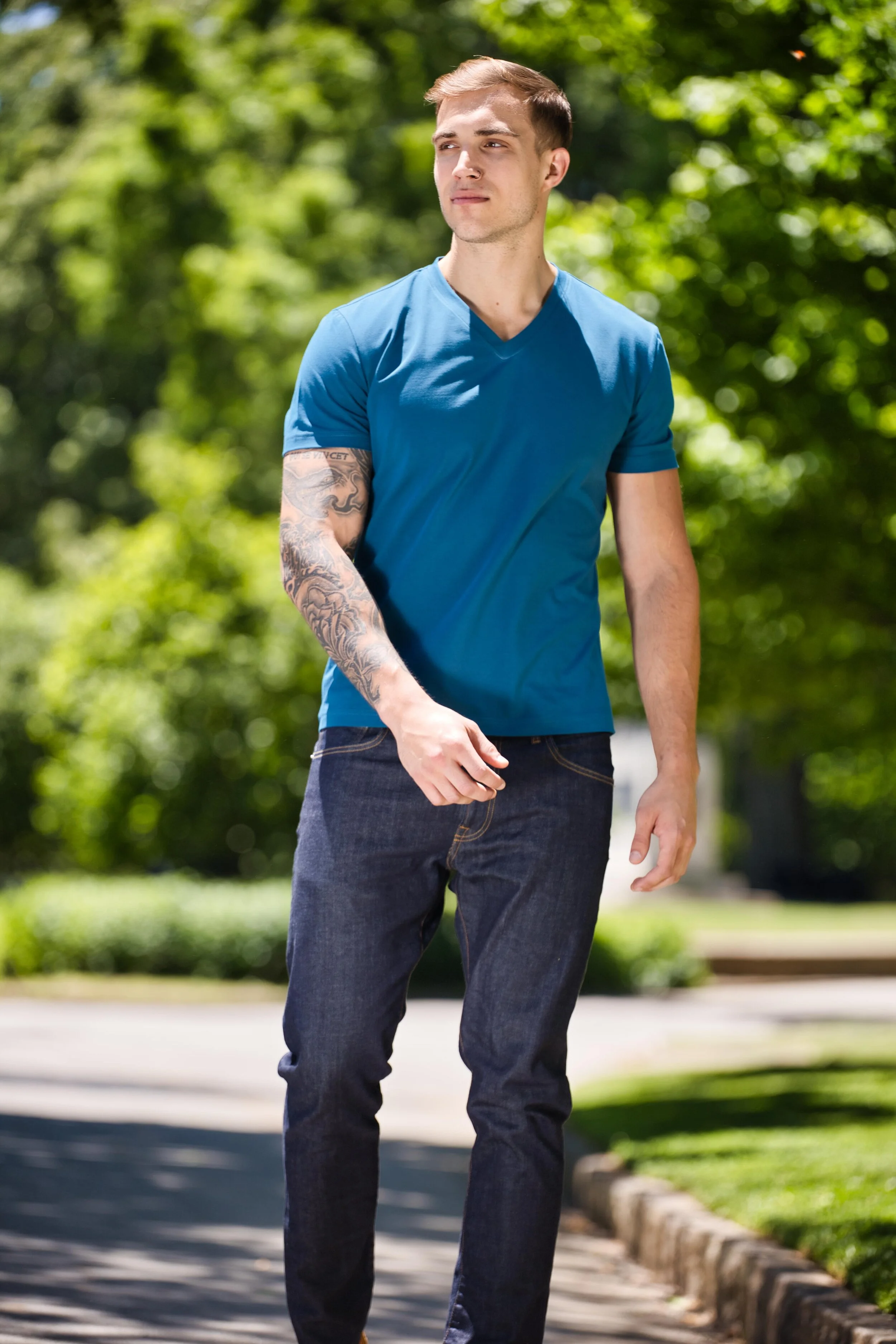 All About Stretch Cotton Tees 