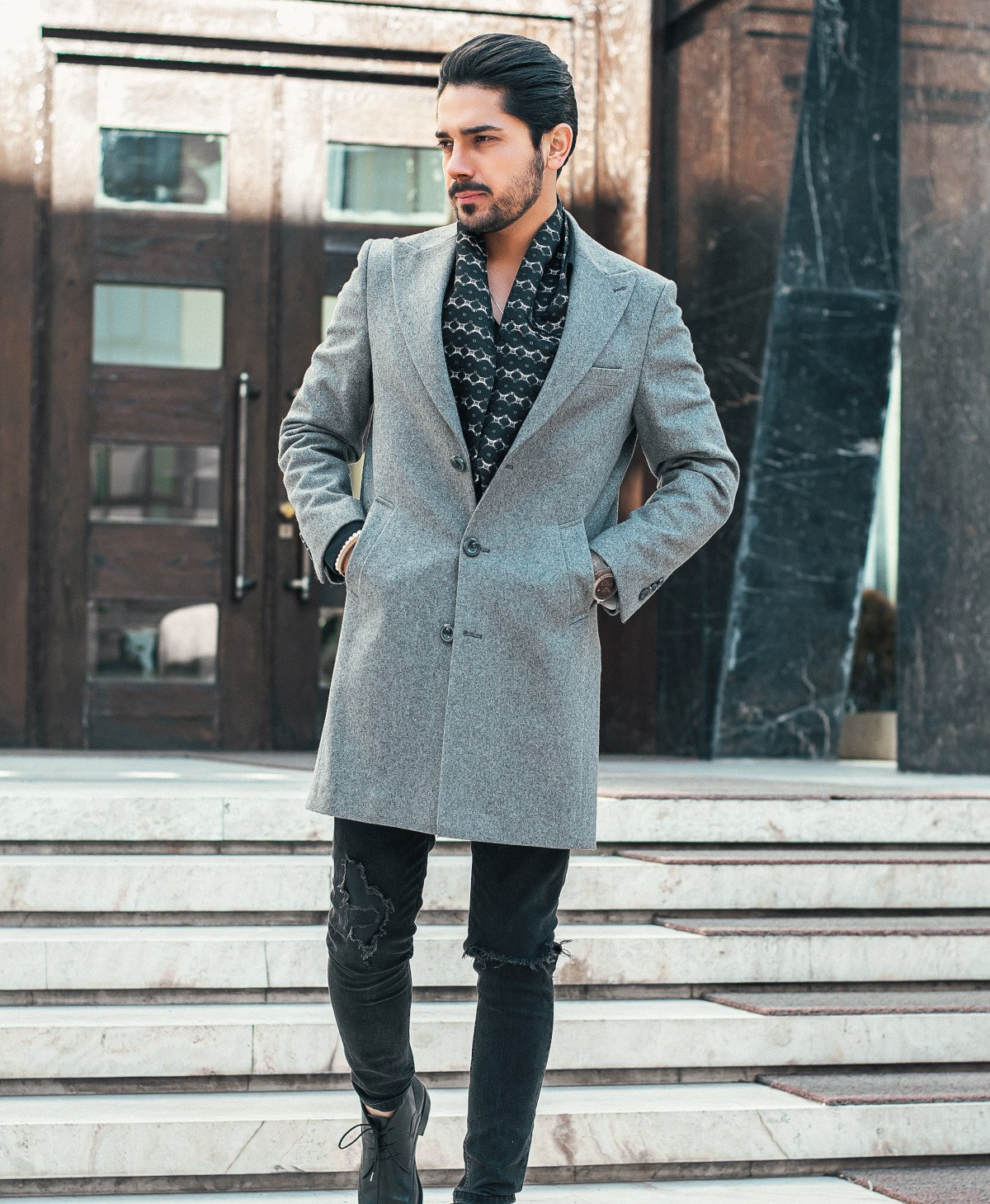 How To Wear An Overcoat Casually | Black Lapel