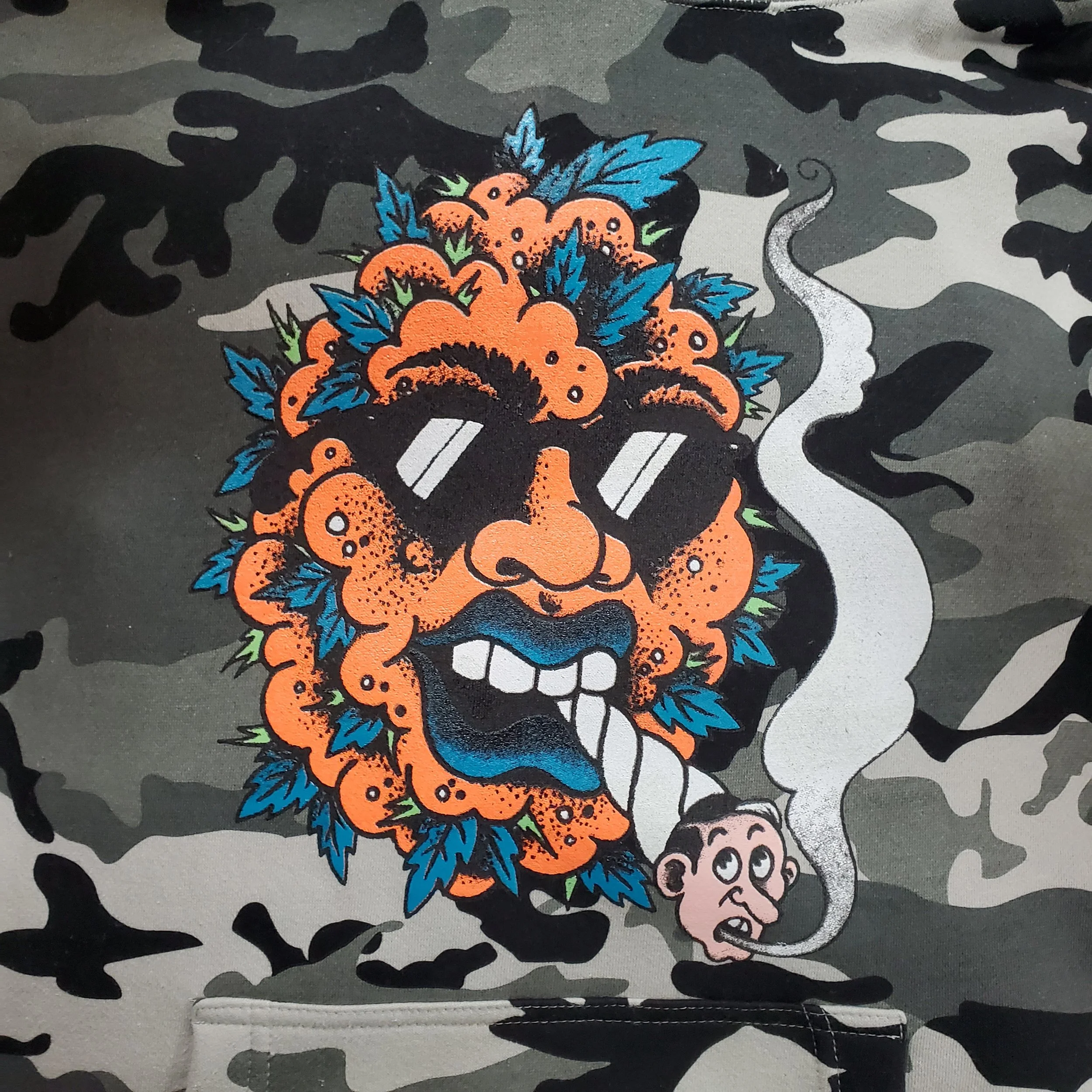 TANGERINE (ICE CAMO) HOODIE