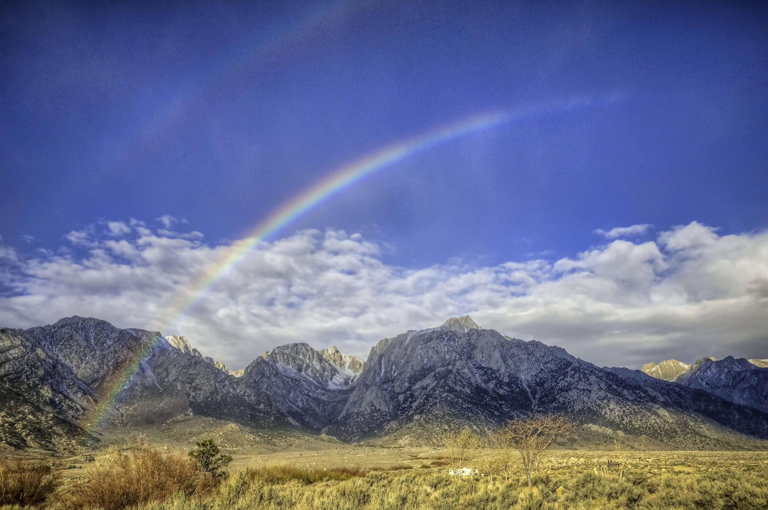 Rainbow, Lone Pine Peak, California