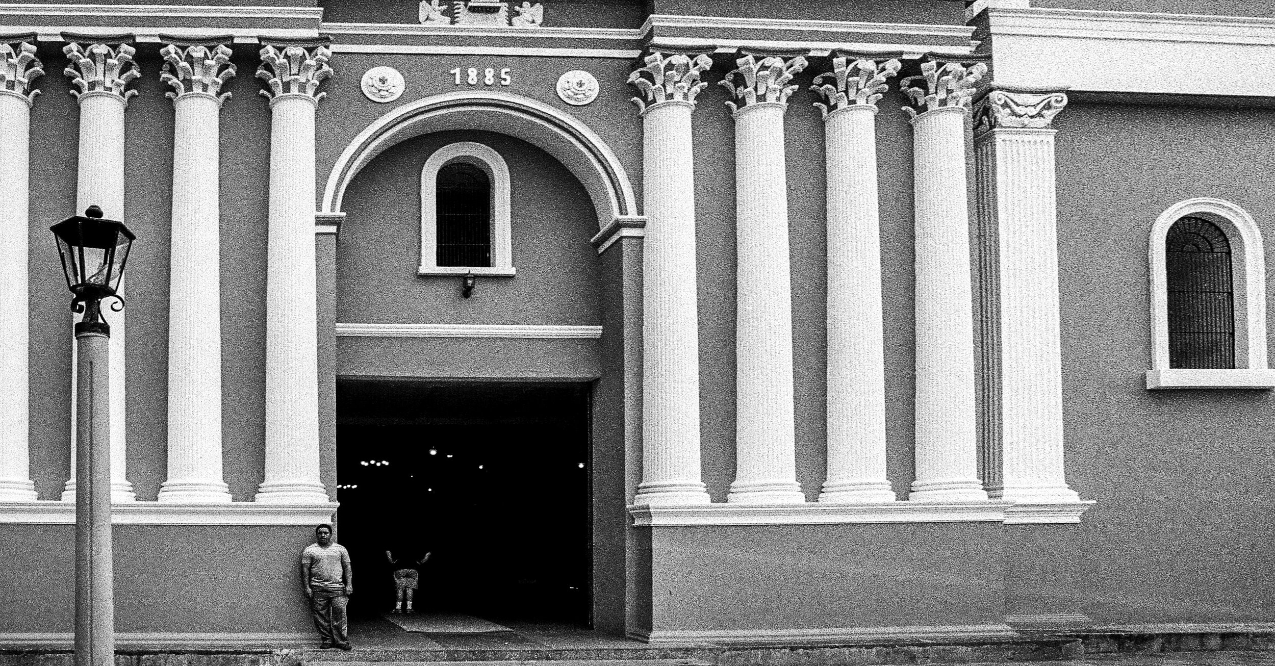 Our Lady of Santa Ana Church, Chinandega, Nikon F2, Ilford HP5+