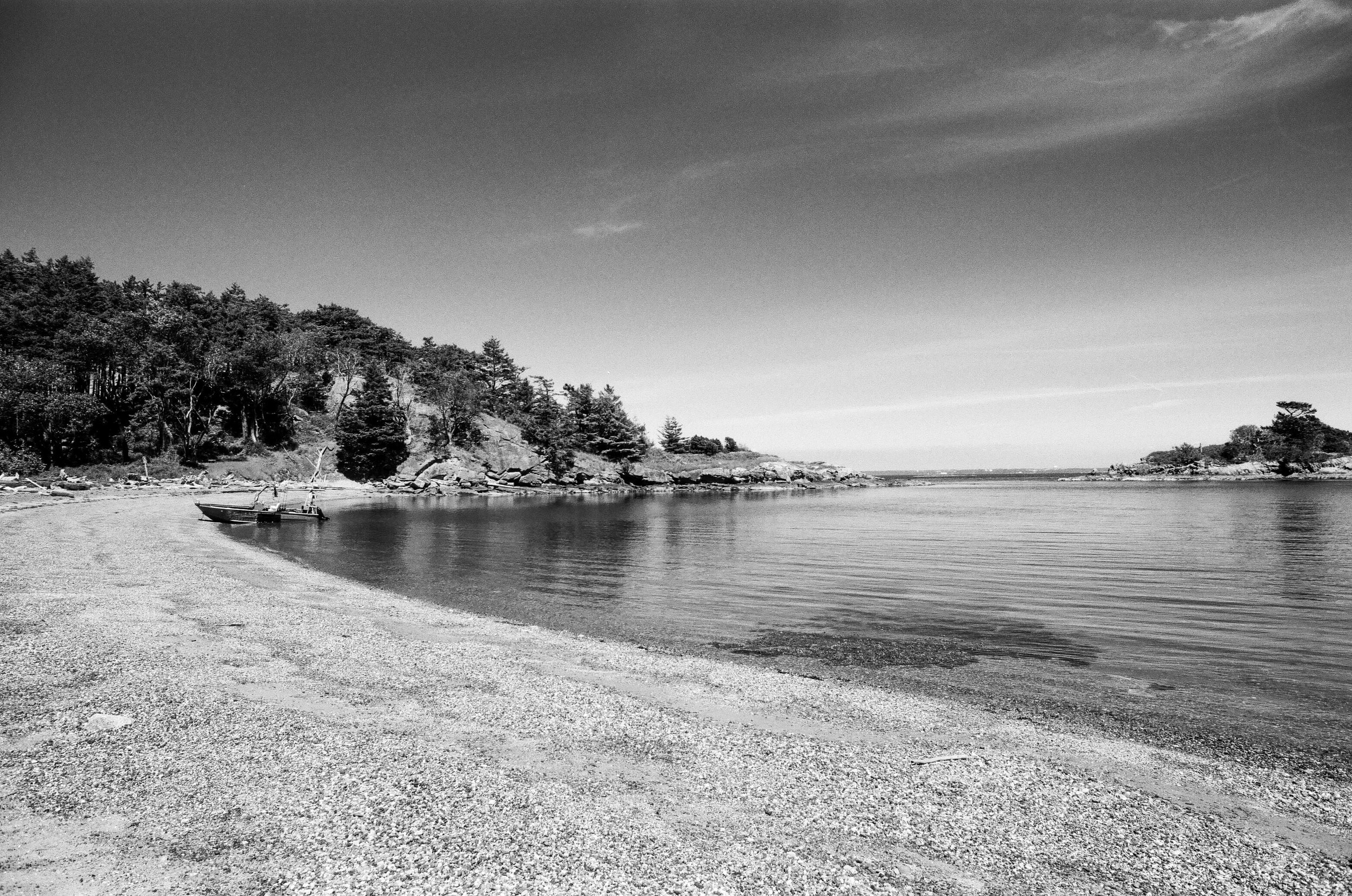 Ewing Cove, Sucia Island, Washington. Fuji Acros 100