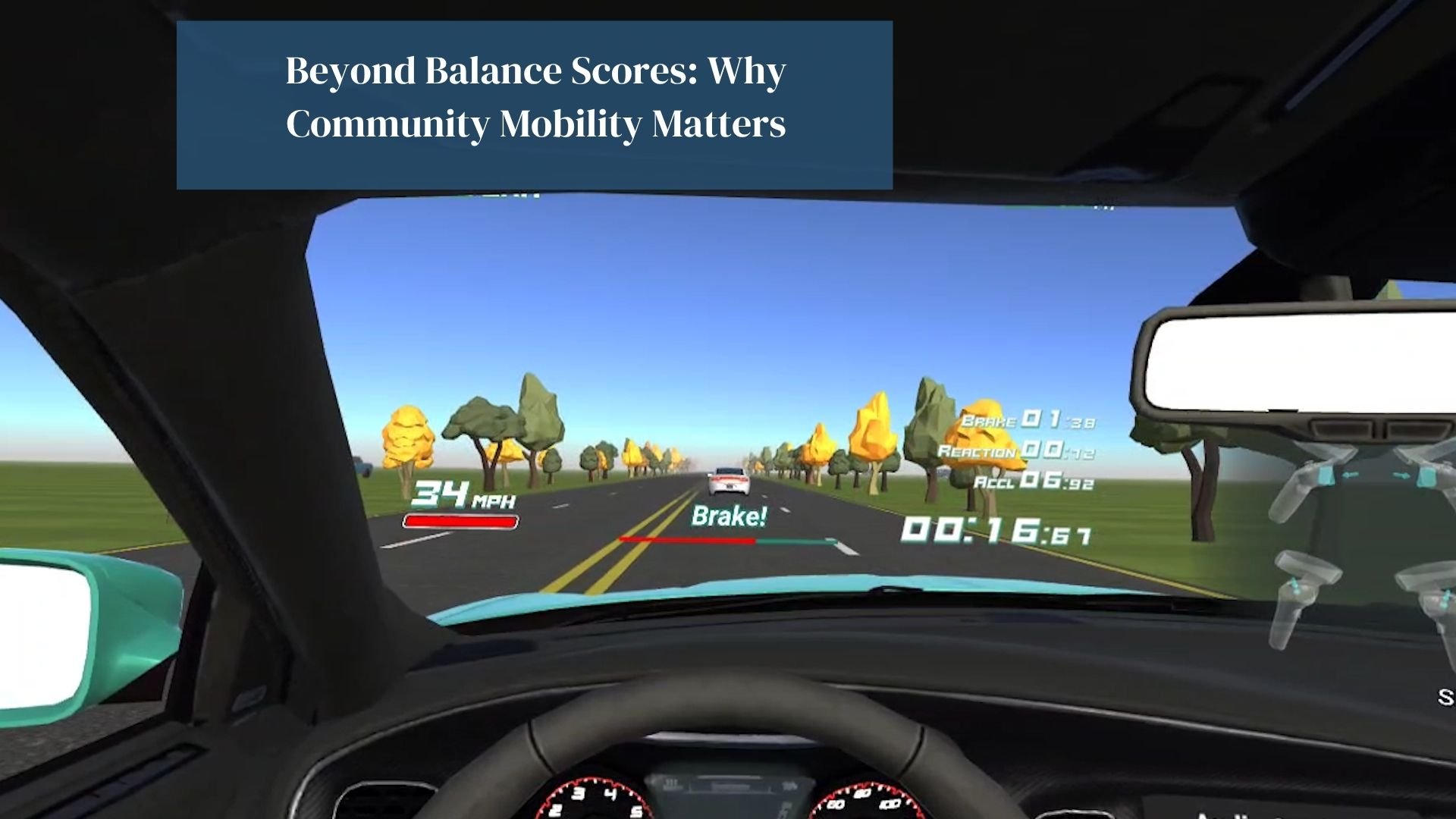 What Happens After Rehabilitation: Real Community Mobility
