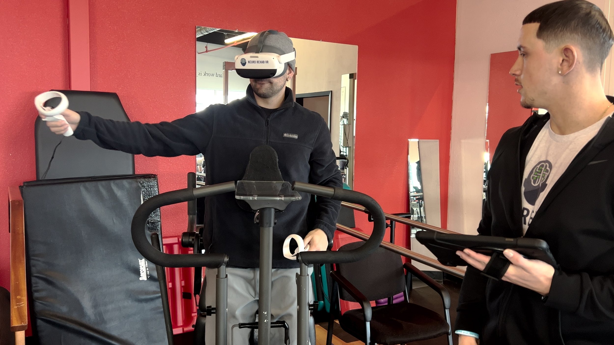 ROM using standing frame