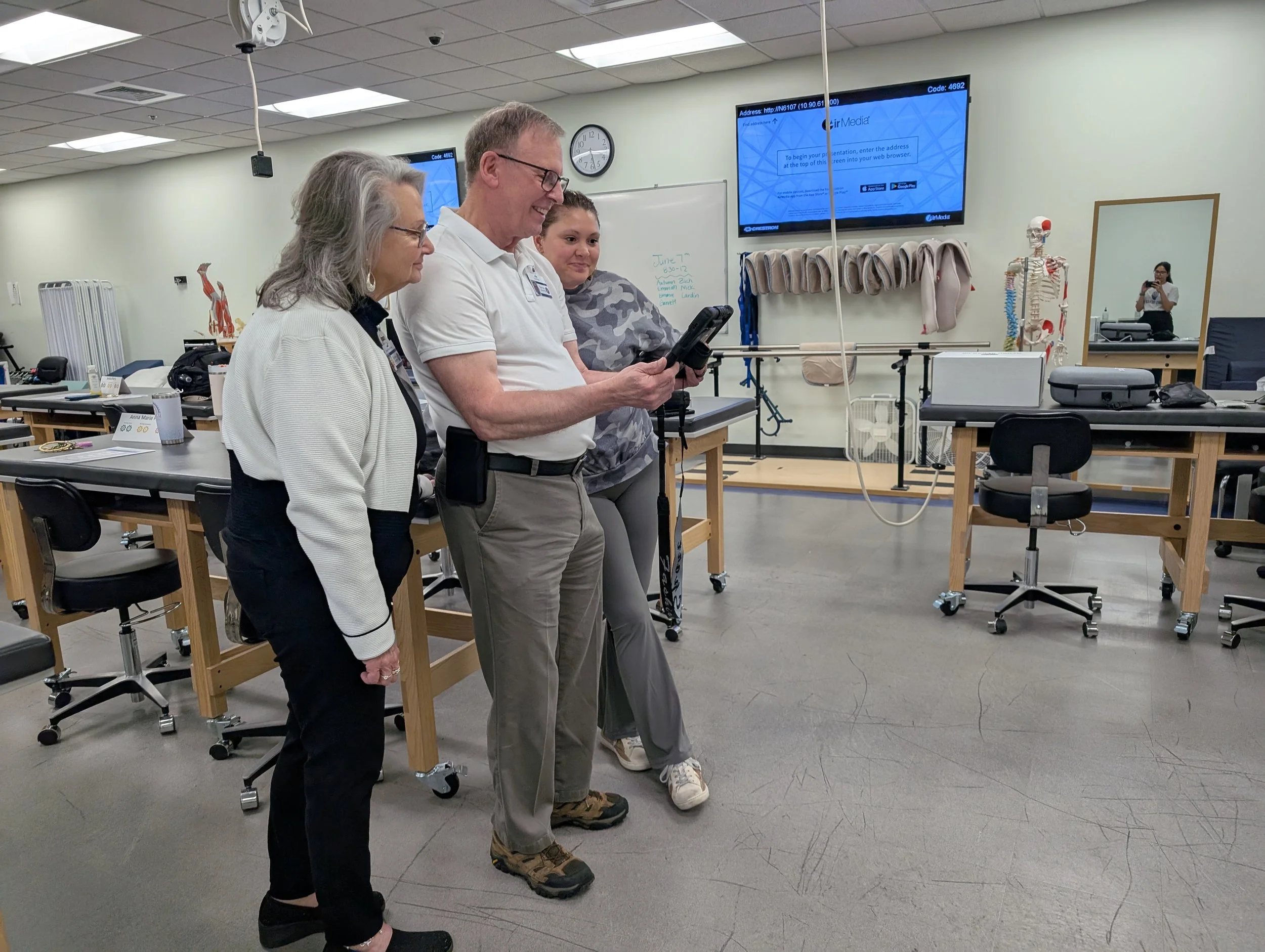 Preparing a session for Physical Therapy