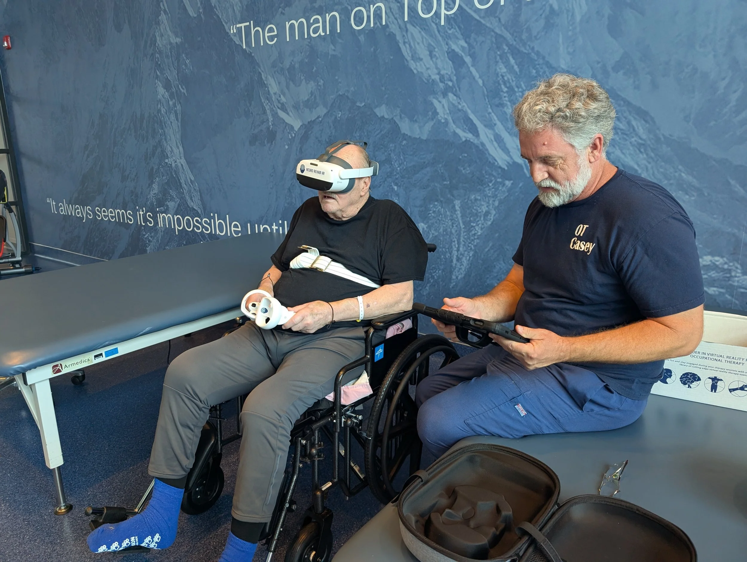 Six week trial using VR for rehabilitation