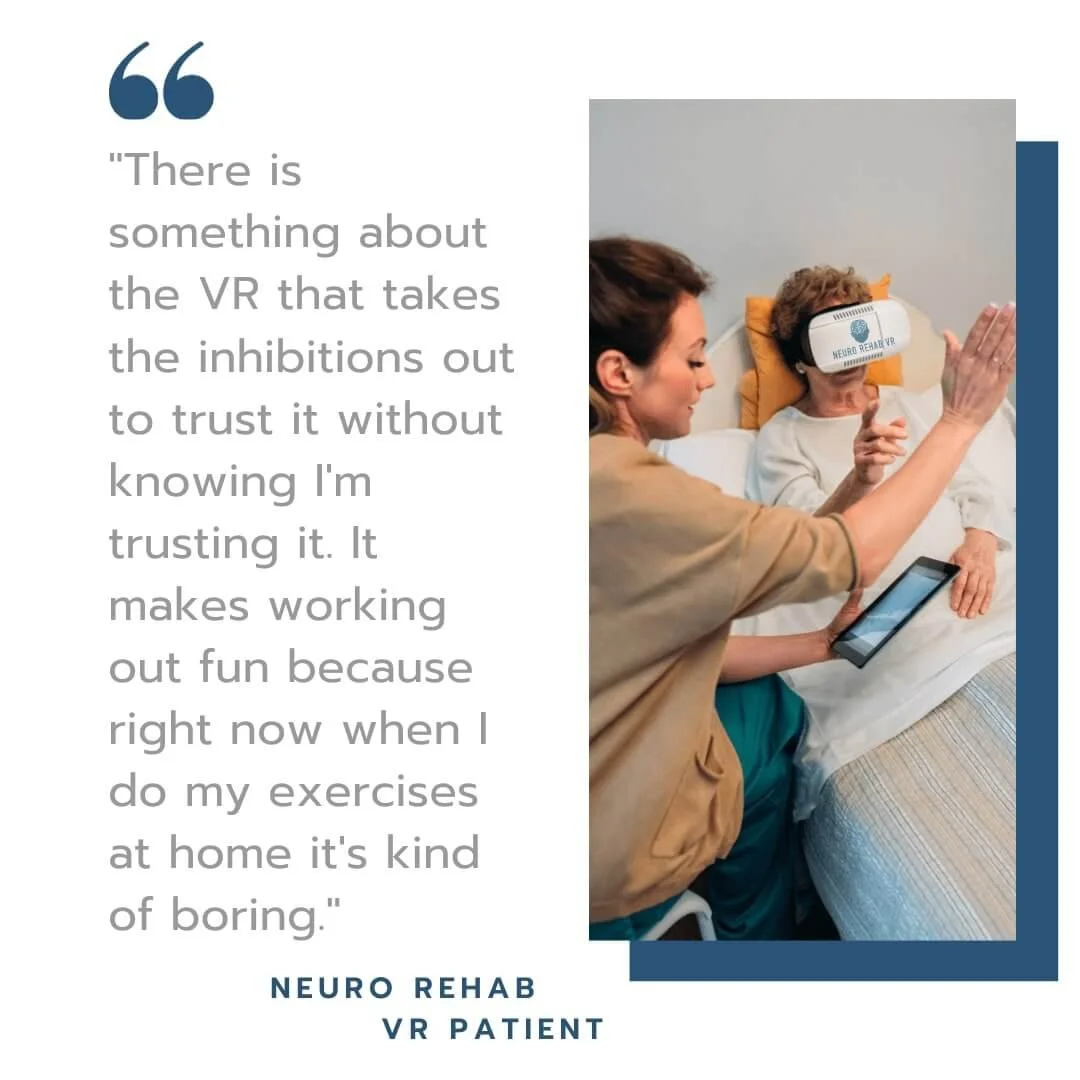 Neuro Rehab VR testimony