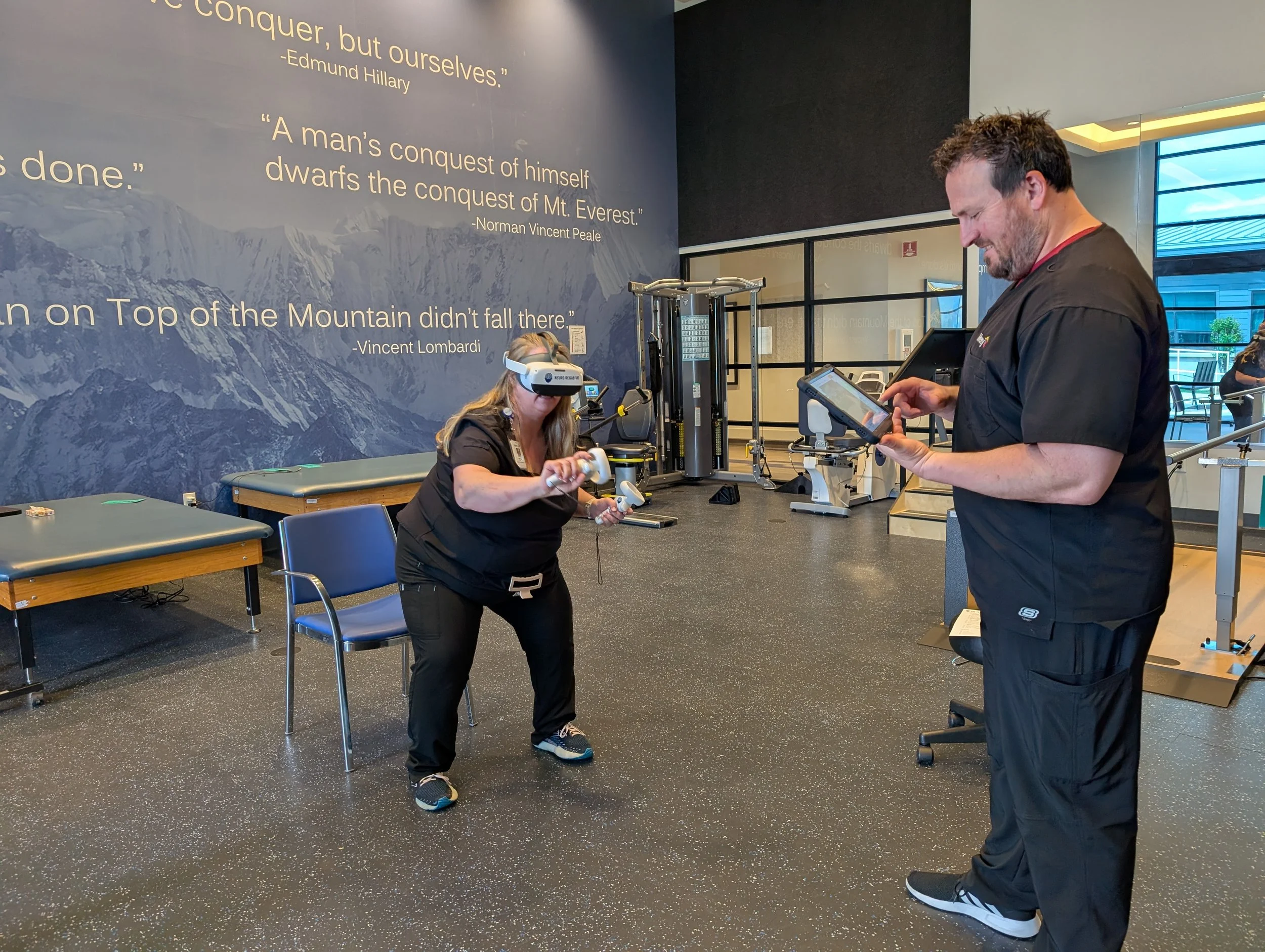 Active participation for rehab