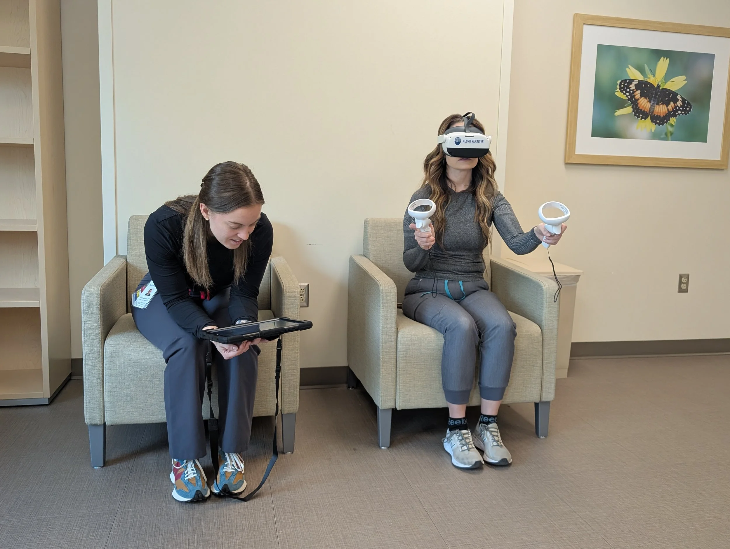 Mercy Rehb / Physical therapy using virtually reality