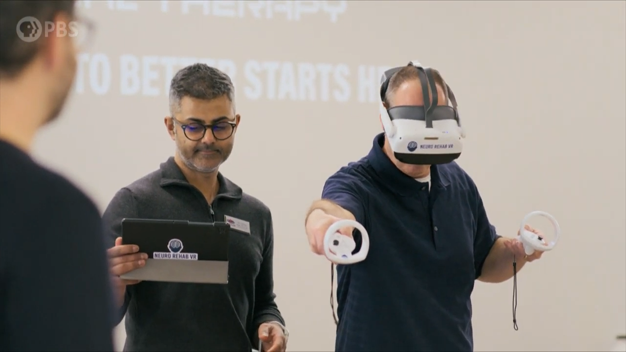 PBS, using virtual reality