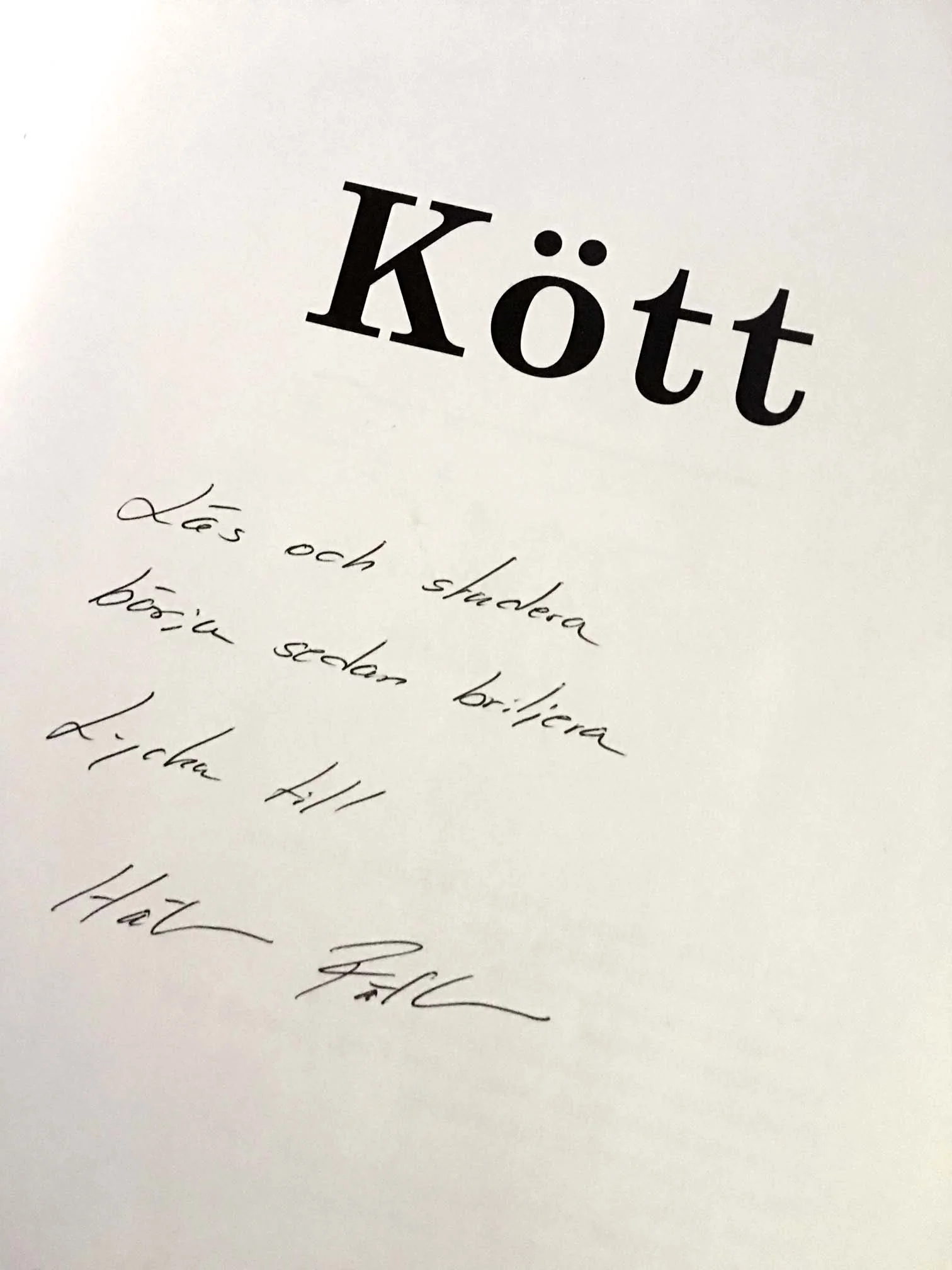 Läs och studera - börja sedan briljera! Håkan Fällman