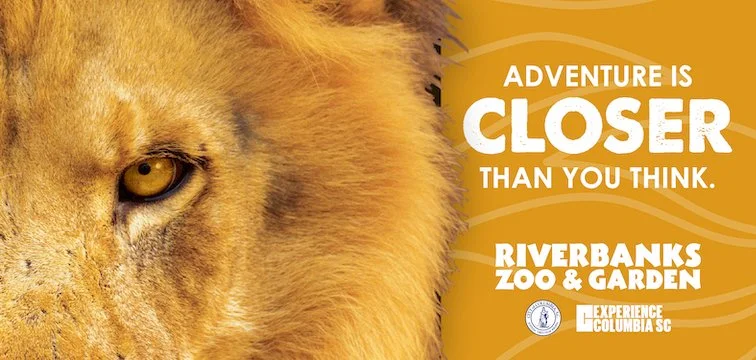"Live a Wild Life" campaign ad for Riverbanks Zoo &amp; Garden