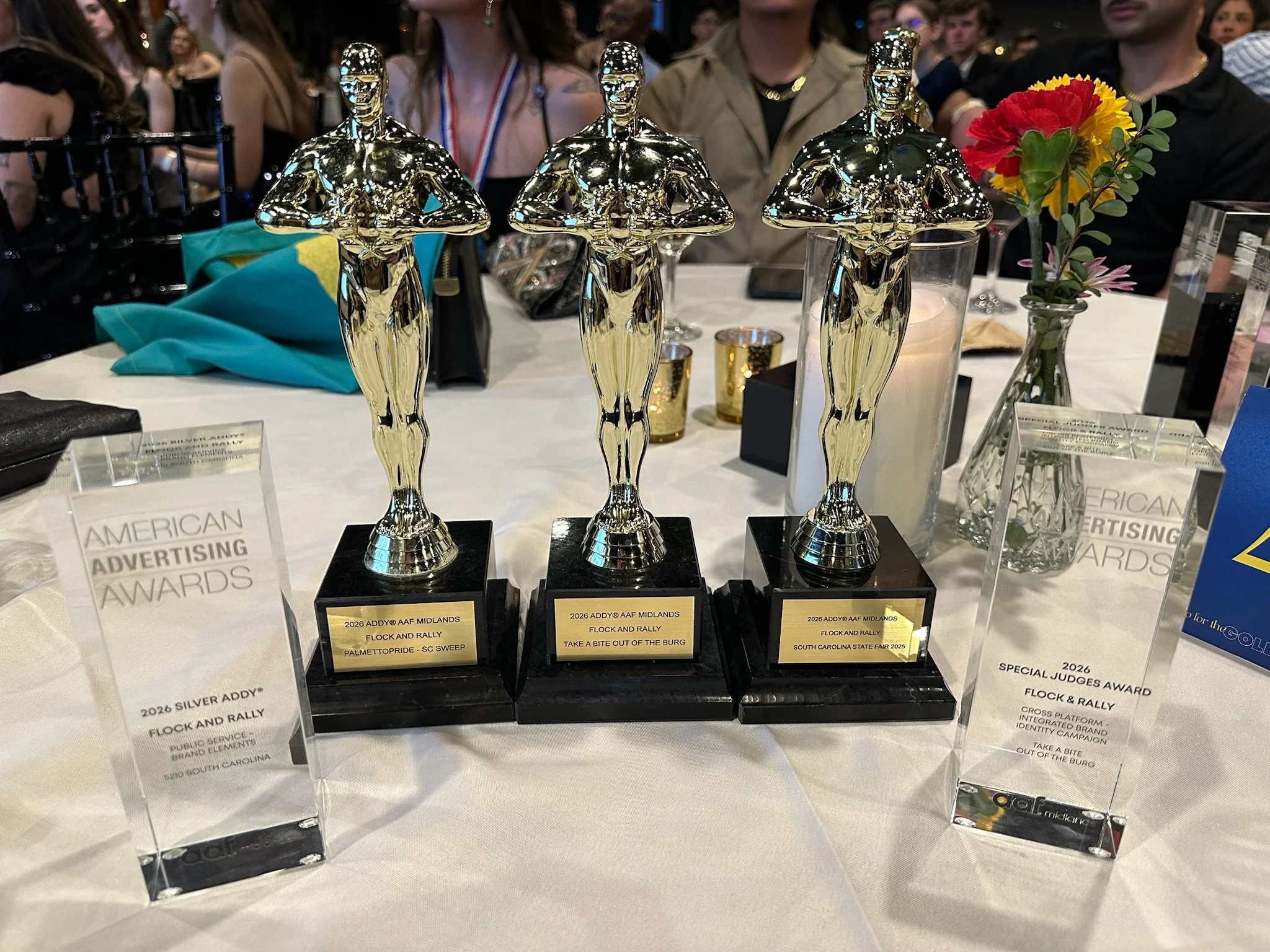 Flock and Rally Receives Five American Advertising Awards