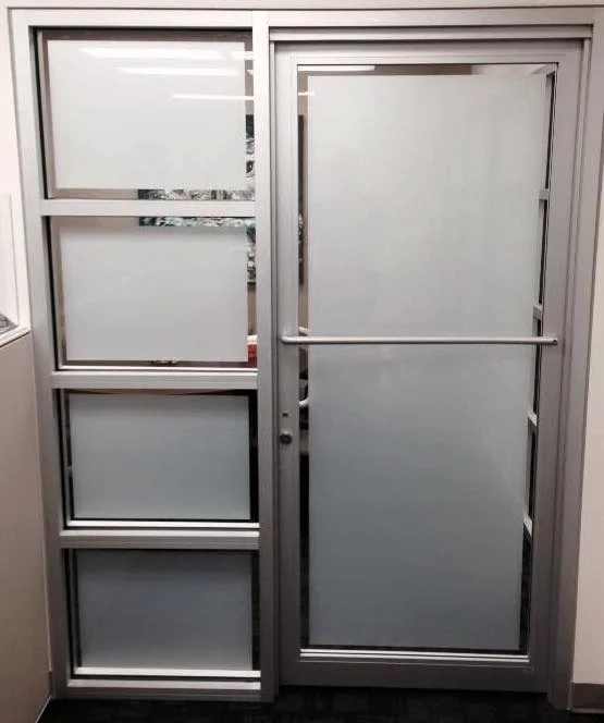 Add privacy frost to your office space.