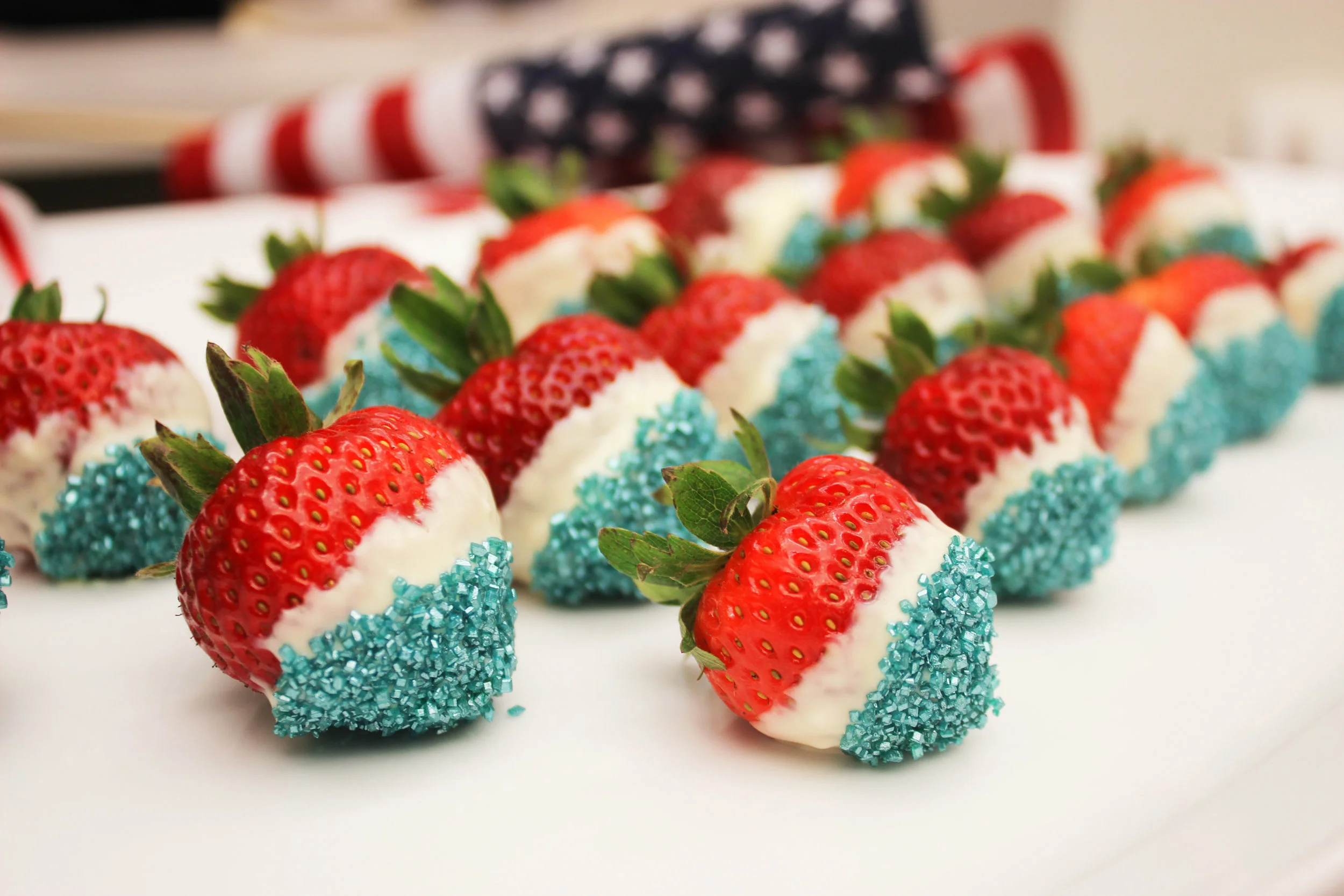 8. Let strawberries sit until completely cool