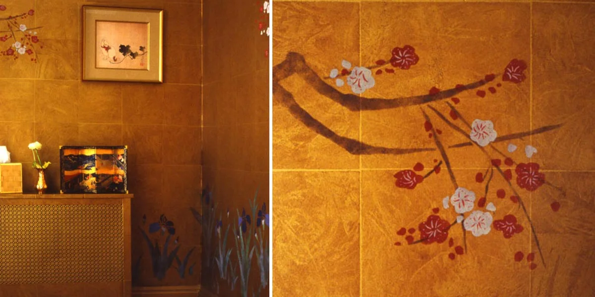 Japanese Tea Paper Treatment with Detail
