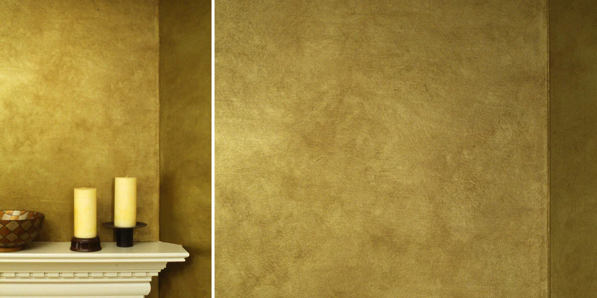 Metallic Gold Parchment Treatment